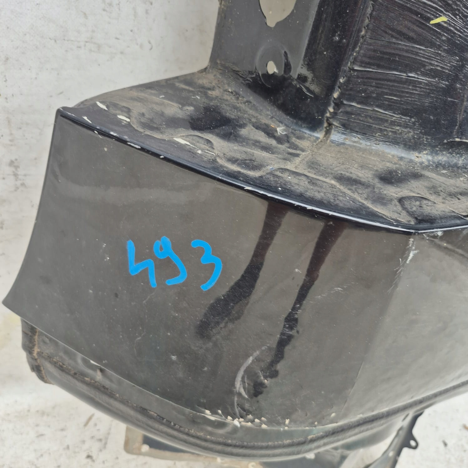 TESLA MODEL X 15-> side fender right rear part rear