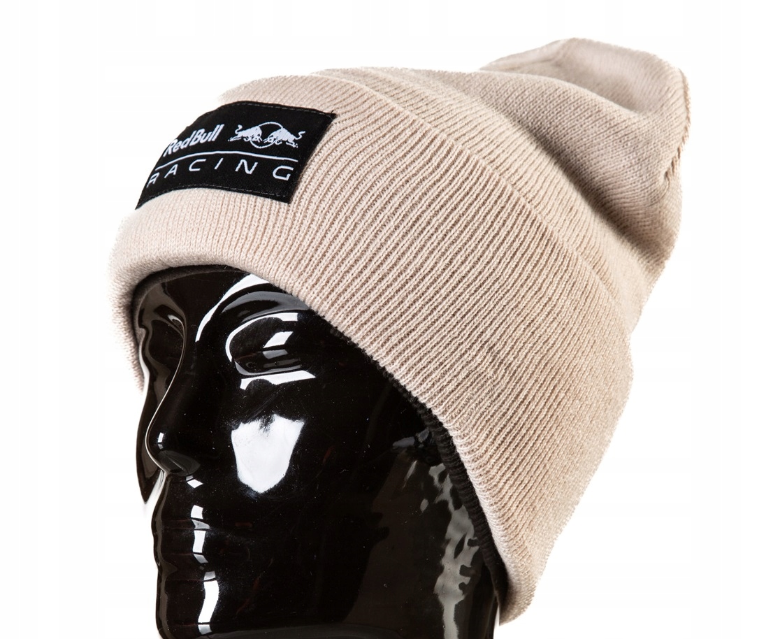 Ciepła czapka Red Bull beżowa