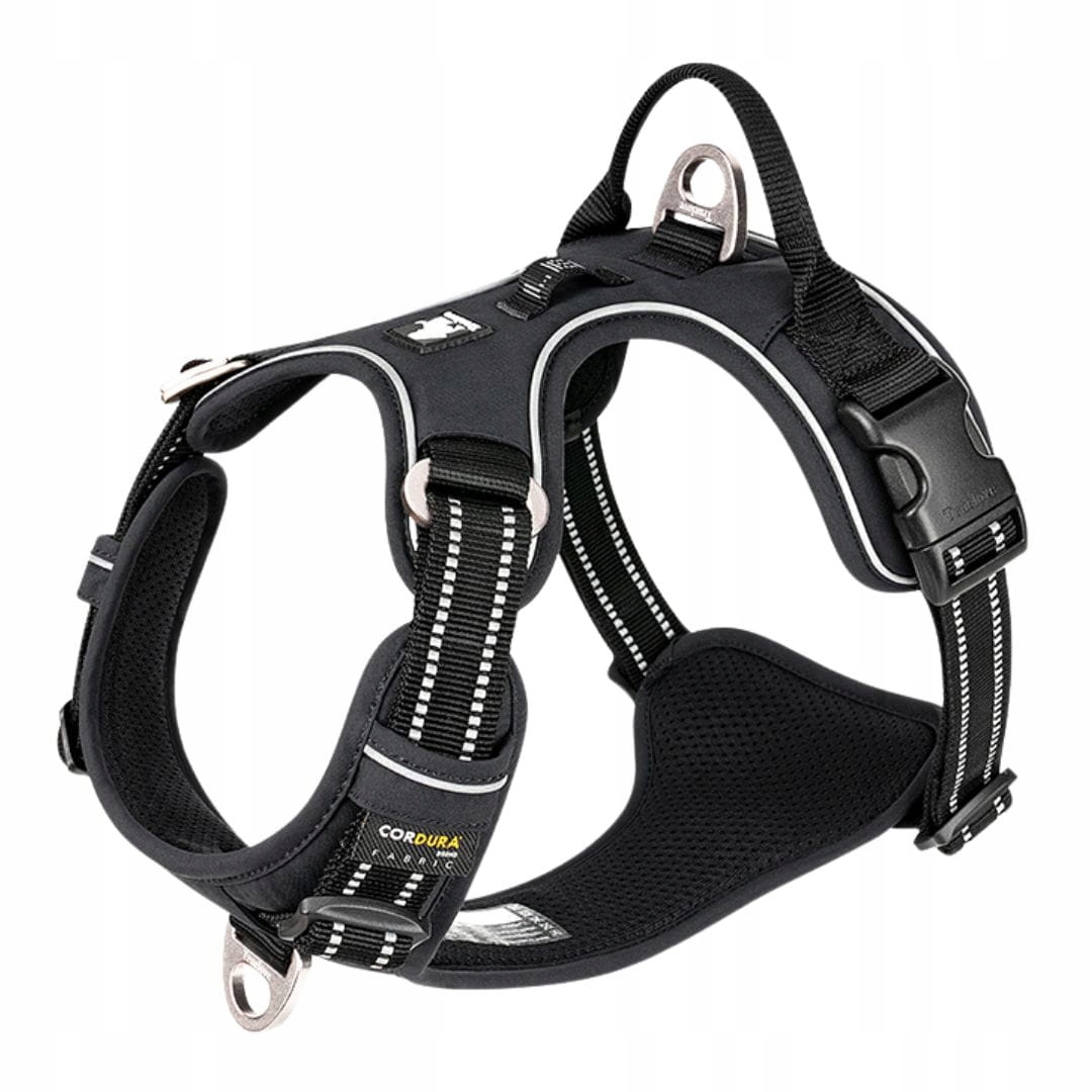 Levně Postroj pro psa easy walk Truelove Front Line Premium Cordura Černý Xs