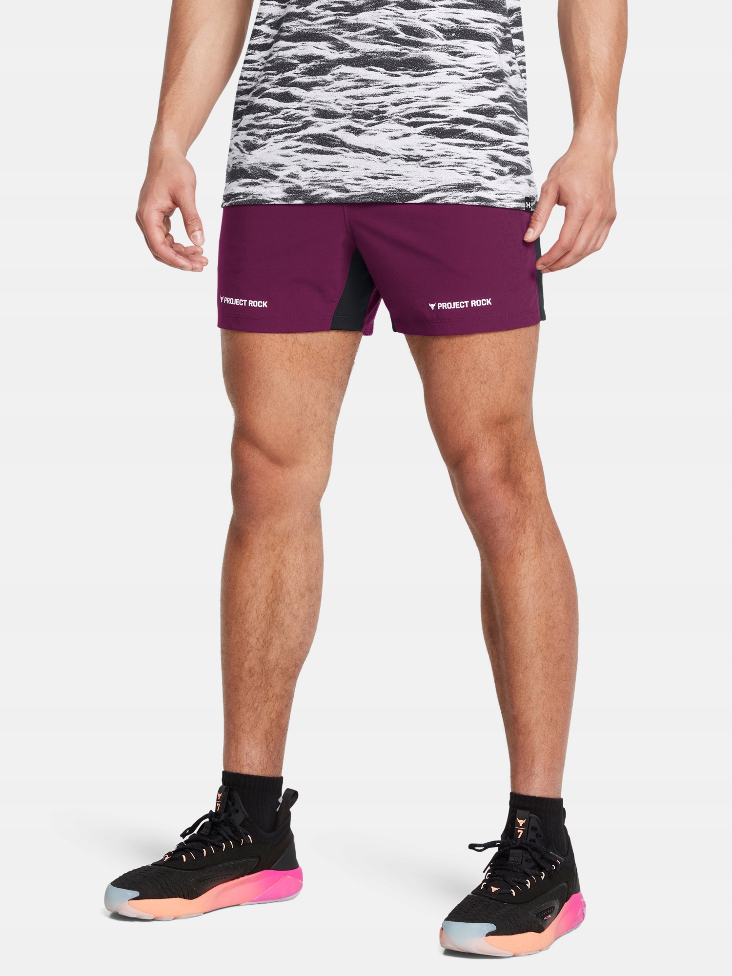 Under Armour Kraťasy Pjt Rock Ultimate 5in Short-PPL