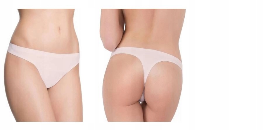 

Julimex bezszwowe Stringi Panty . M beż