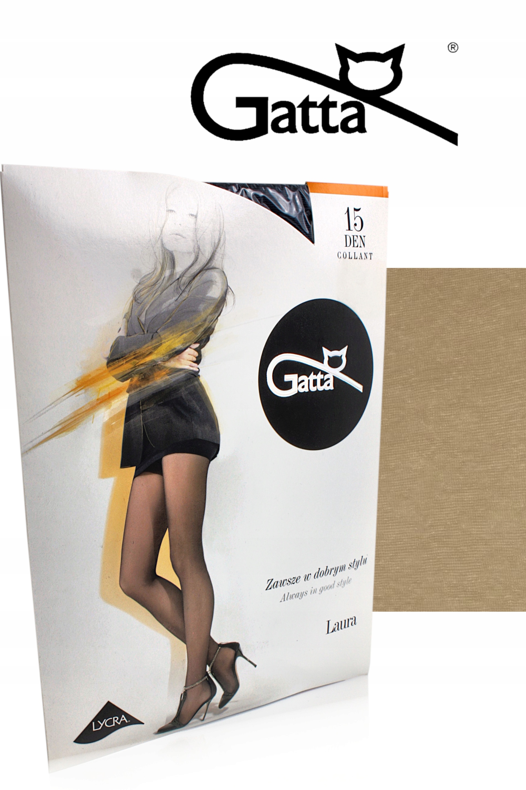 

Gatta rajstopy Laura 15den 2