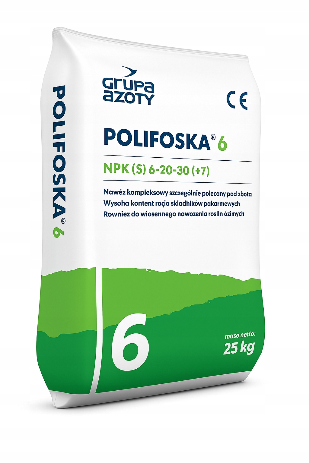 Polifoska 6 Nawóz 25 kg Trawnik Iglaki Ogród Wiosna Npk Na sezon do trawy