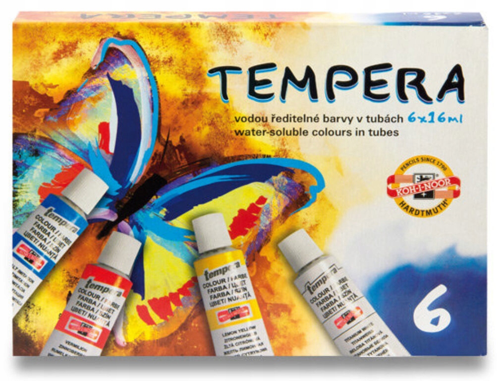 Zestaw Farb Tempera 6X16ML Koh-i-noor