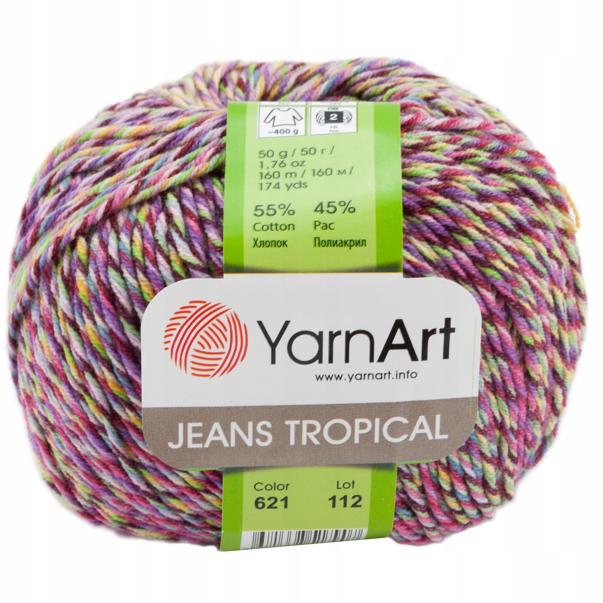 Włóczka YarnArt Jeans Tropical 621