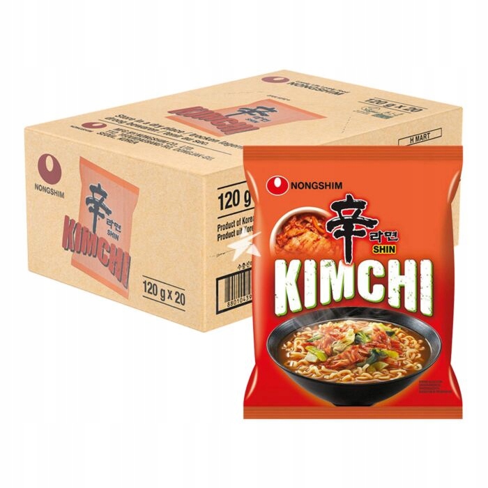 Levně Korejská polévka Kimchi 120 g Nongshim instantní čínská polévka x20