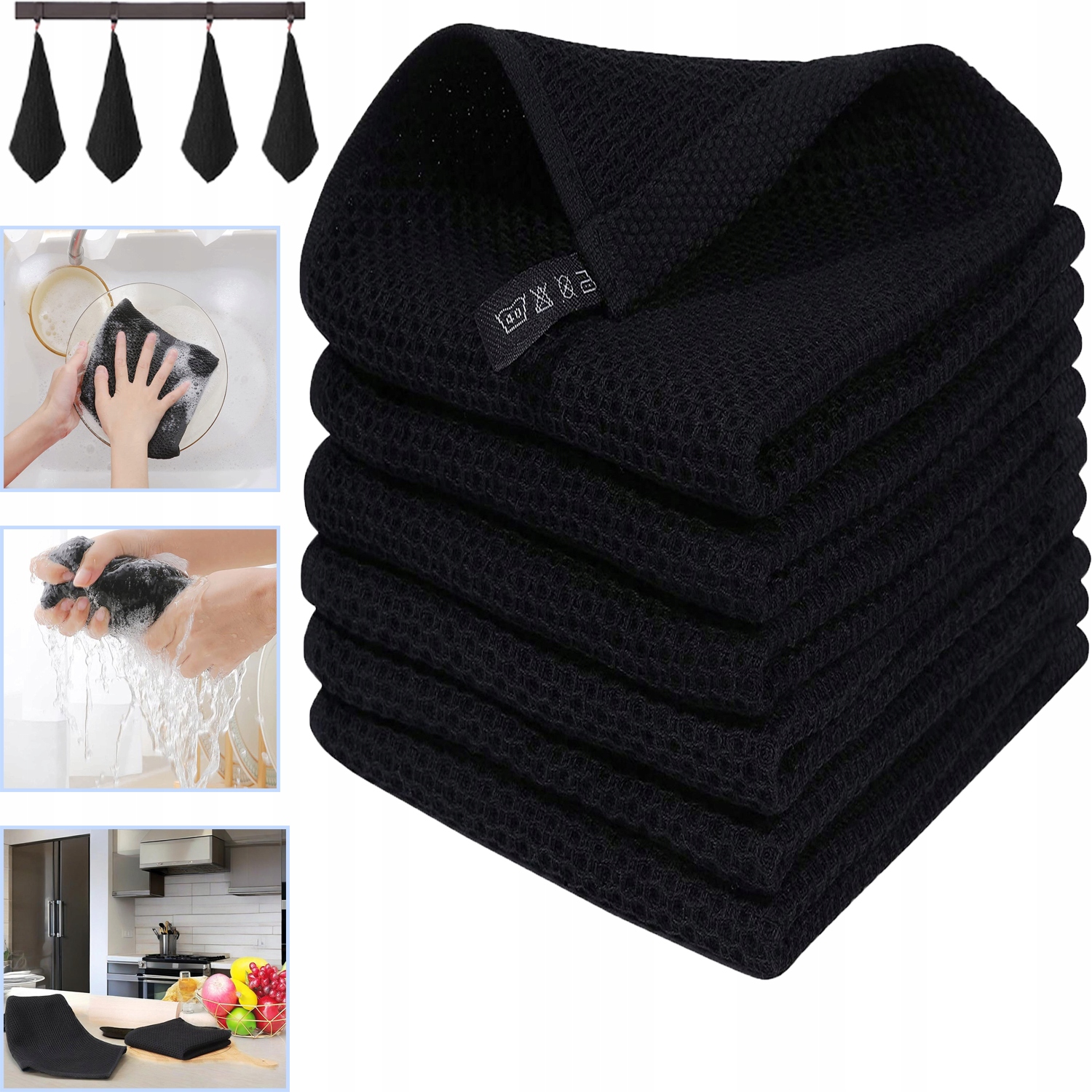 Levně Bavlněná Utěrka Na Nádobí Nepustí Vlákna, Nezanechává Šmouhy Ideální Na Nádobí, Sklenice A Úklid Kuchyně