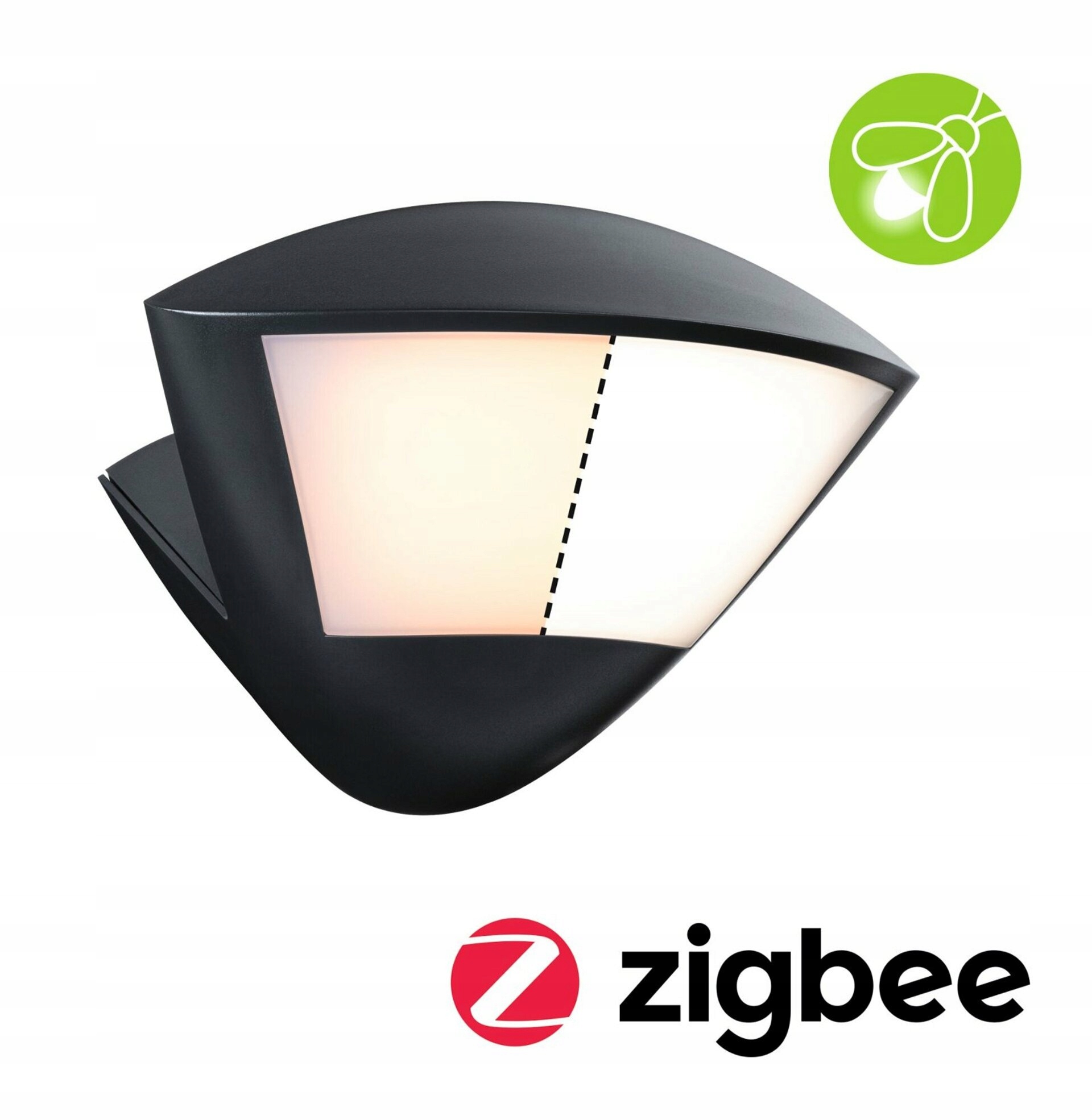 Paulmann Led vonkajšie nástenné svietidlo Zigbee Skyla, 10W, pohybové čidlo,