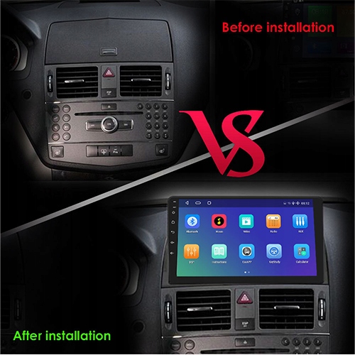 RADIO ANDROID MERCEDES C W204 CARPLAY DSP 6/128GB Stan opakowania oryginalne