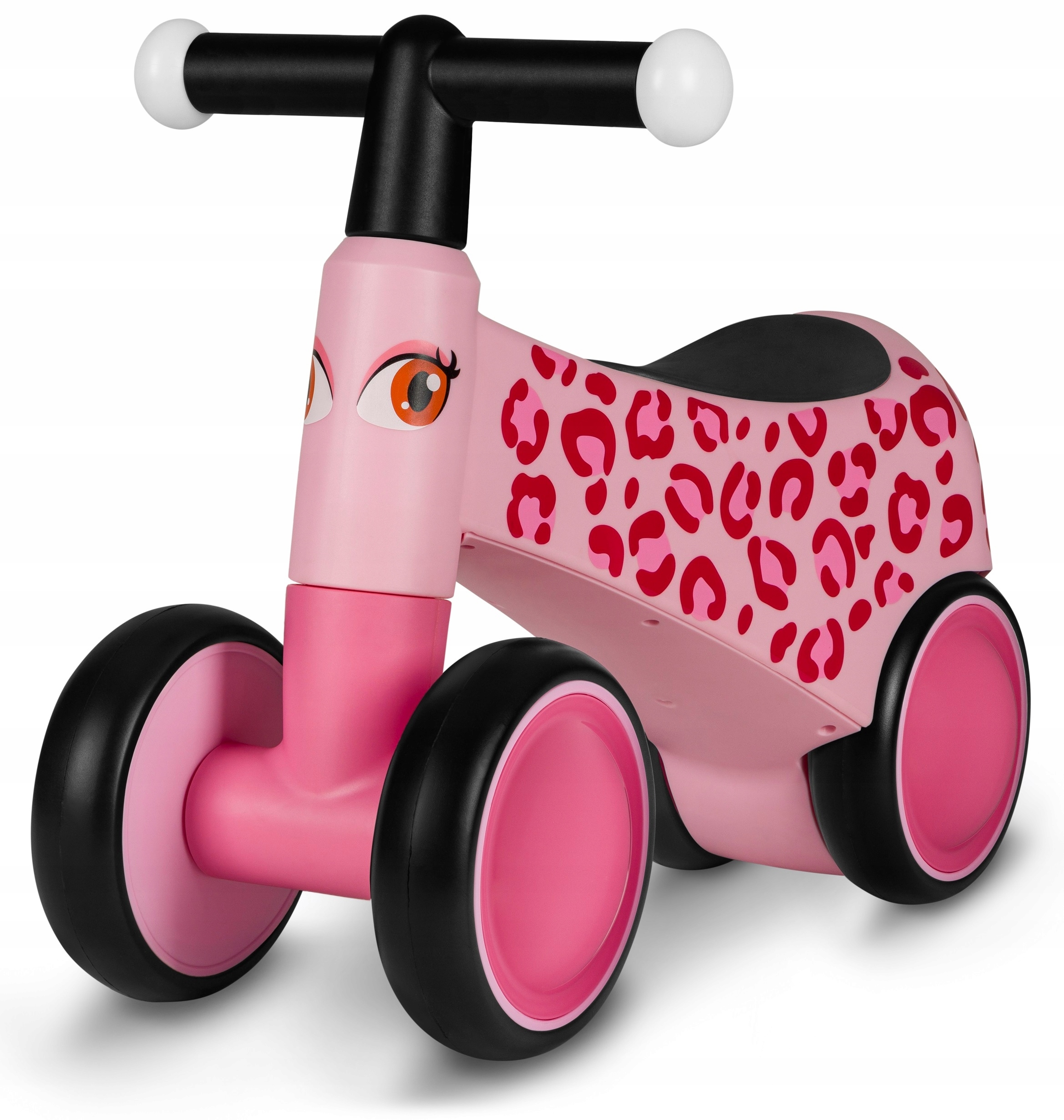 Jeździk rowerek biegowy chodzik Na Roczek Lionelo Sammy pink rose