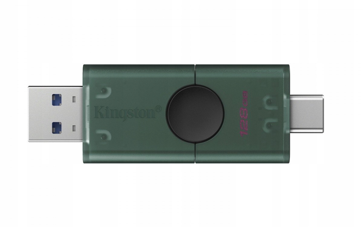 KINGSTON 128GB USB-A + USB-C 3.2 Gen 1 DataTraveler DuoG2 — 7