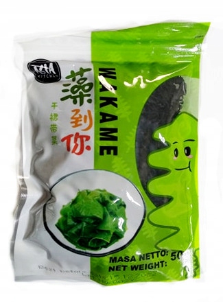 

Wodorosty Wakame algi morskie 50g cięte glony