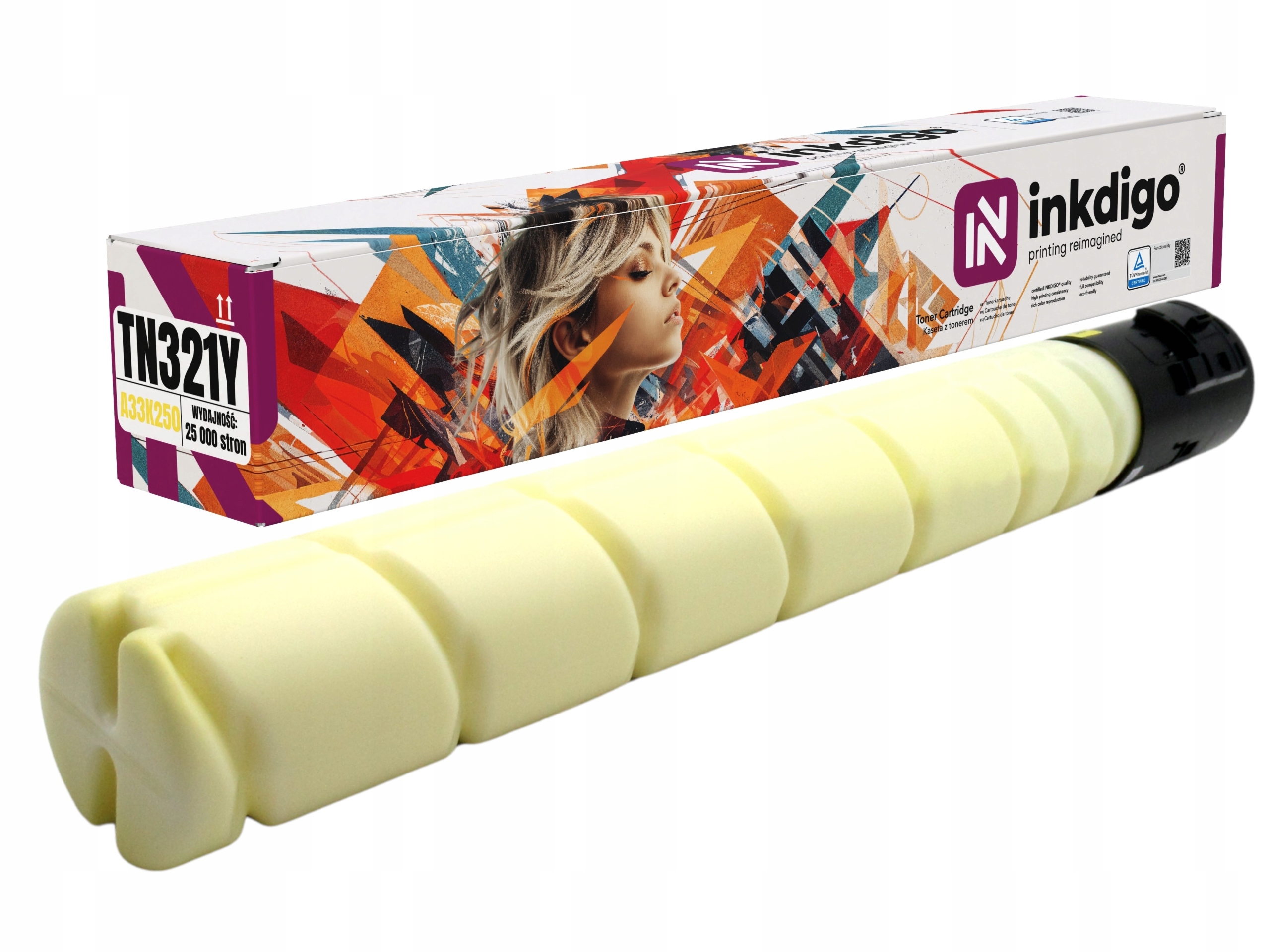 Náhradní toner pro Konica Minolta bizhub C364 Yel