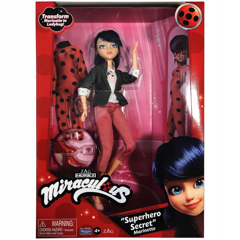 

Miraculous Zmień Marinette w Biedronka Strój