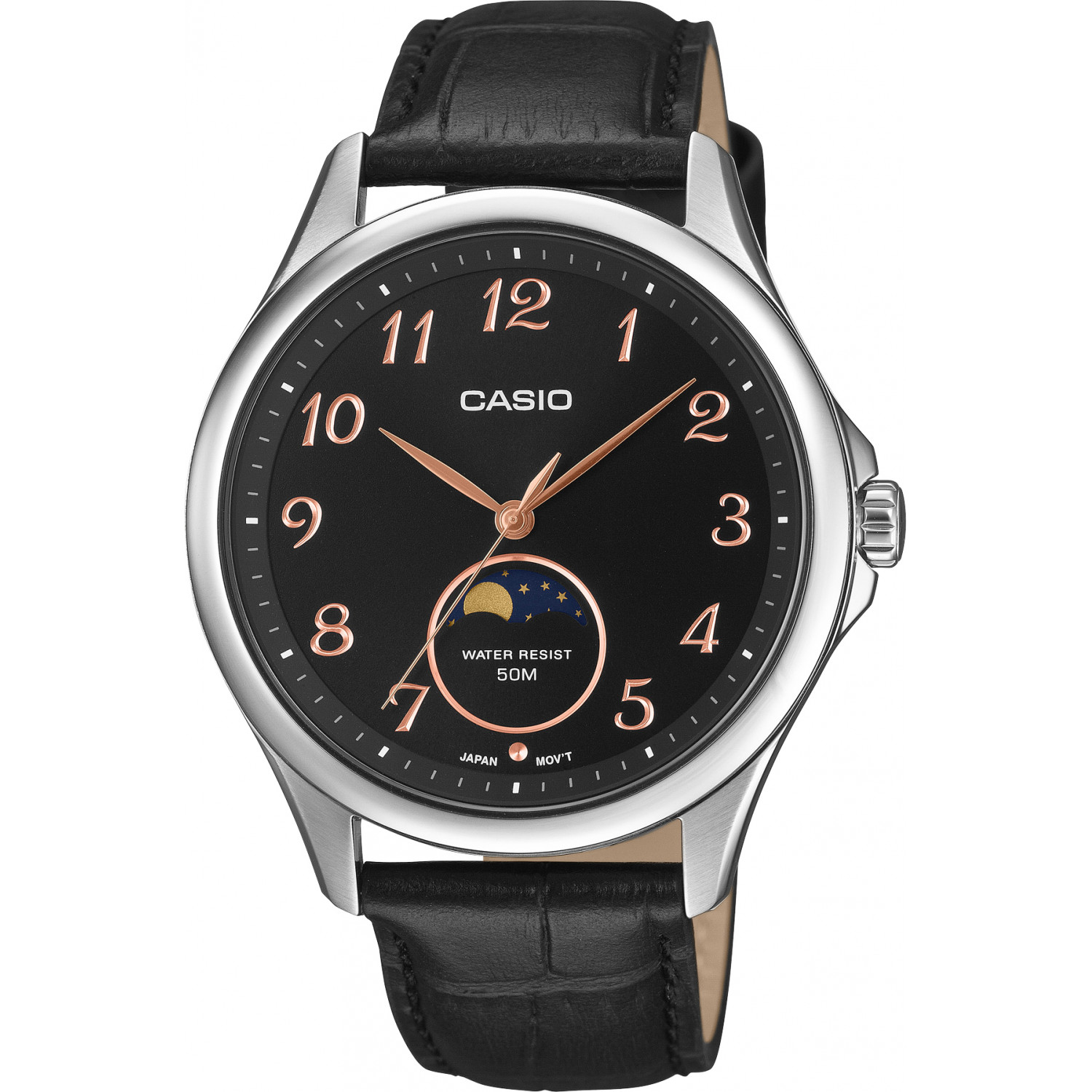 Pánské Hodinky Casio MTP-M110L-1AVER s černým řemínkem