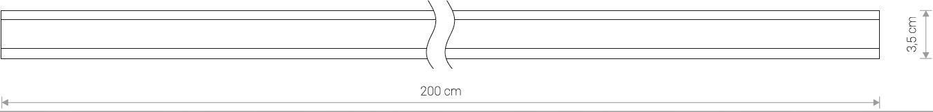 OUTLET - SZYNA NOWODVORSKI PROFILE TRACK 1-FAZOWA 2M BIAŁA 9451 Rodzaj gwintu zintegrowane źródło LED