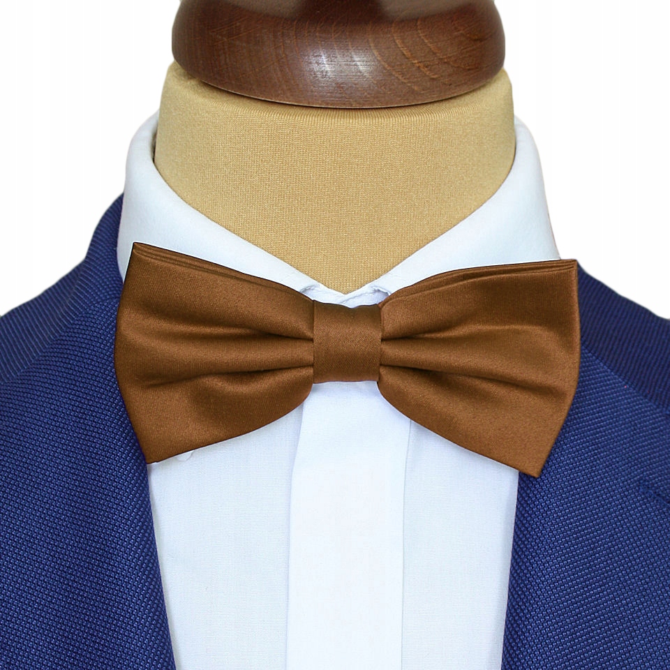 MUCHA MUSZKA MĘSKA GŁADKA KOLOR JASNY BRĄZOWY