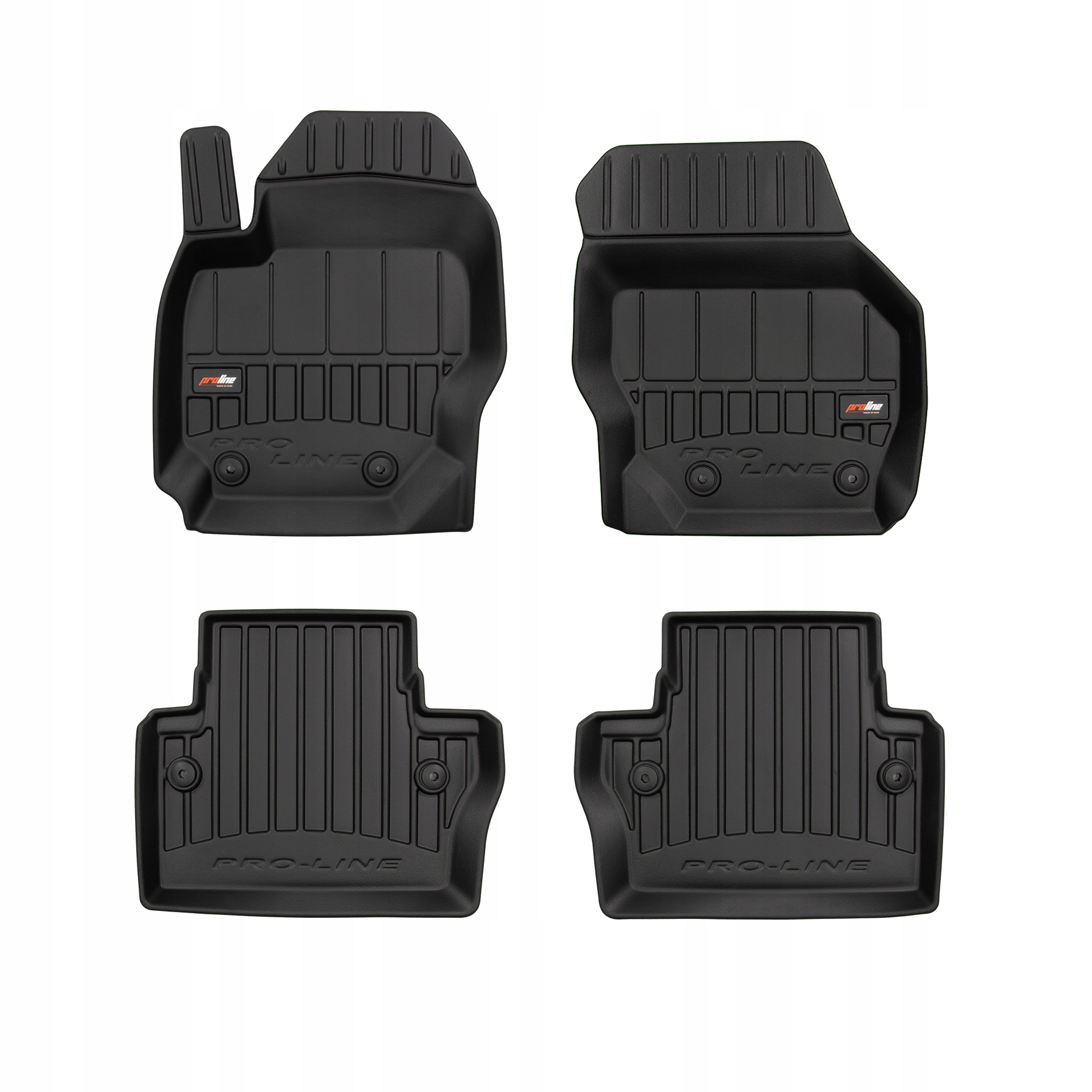 Frogum Gumové 3D koberce pro Volvo V70 III 07-16/XC70 II 14-16/S80 II 06-16