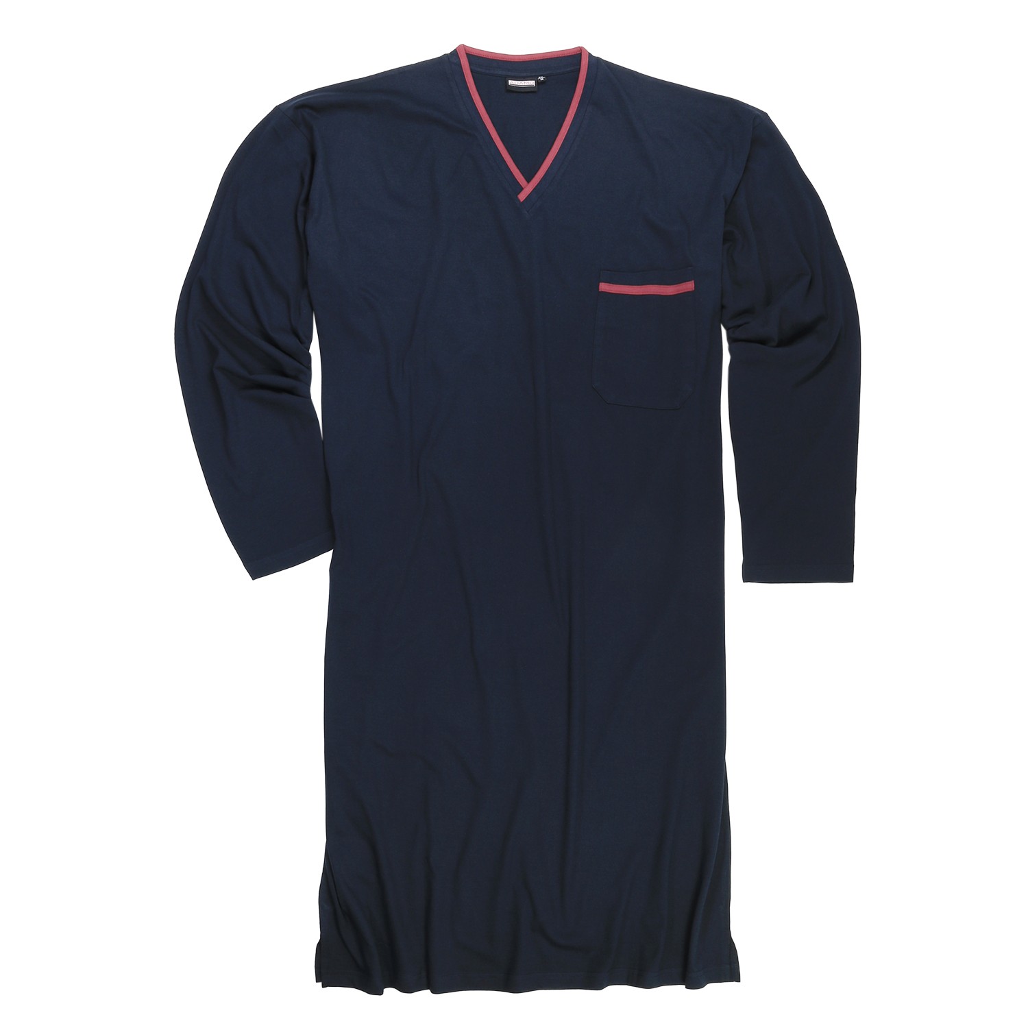 Adamo Velké Velikosti Pánská Noční Košile Bavlna Tmavě Modrá 2XL, obvod 130 cm