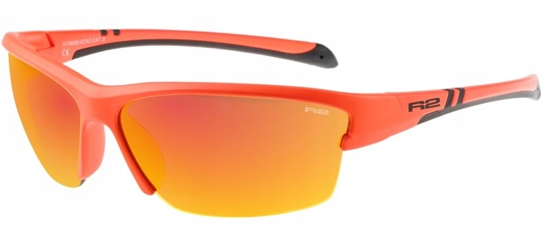 Okulary sportowe R2 Hero Xs Junior dziecięce UV400 TR90 kat. 2 lustrzane