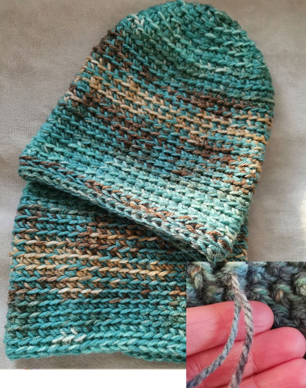 hand made sada čepice nákrčník čepice