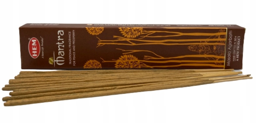 

Naturalne kadzidełka pyłkowe Mantra 15g Hem