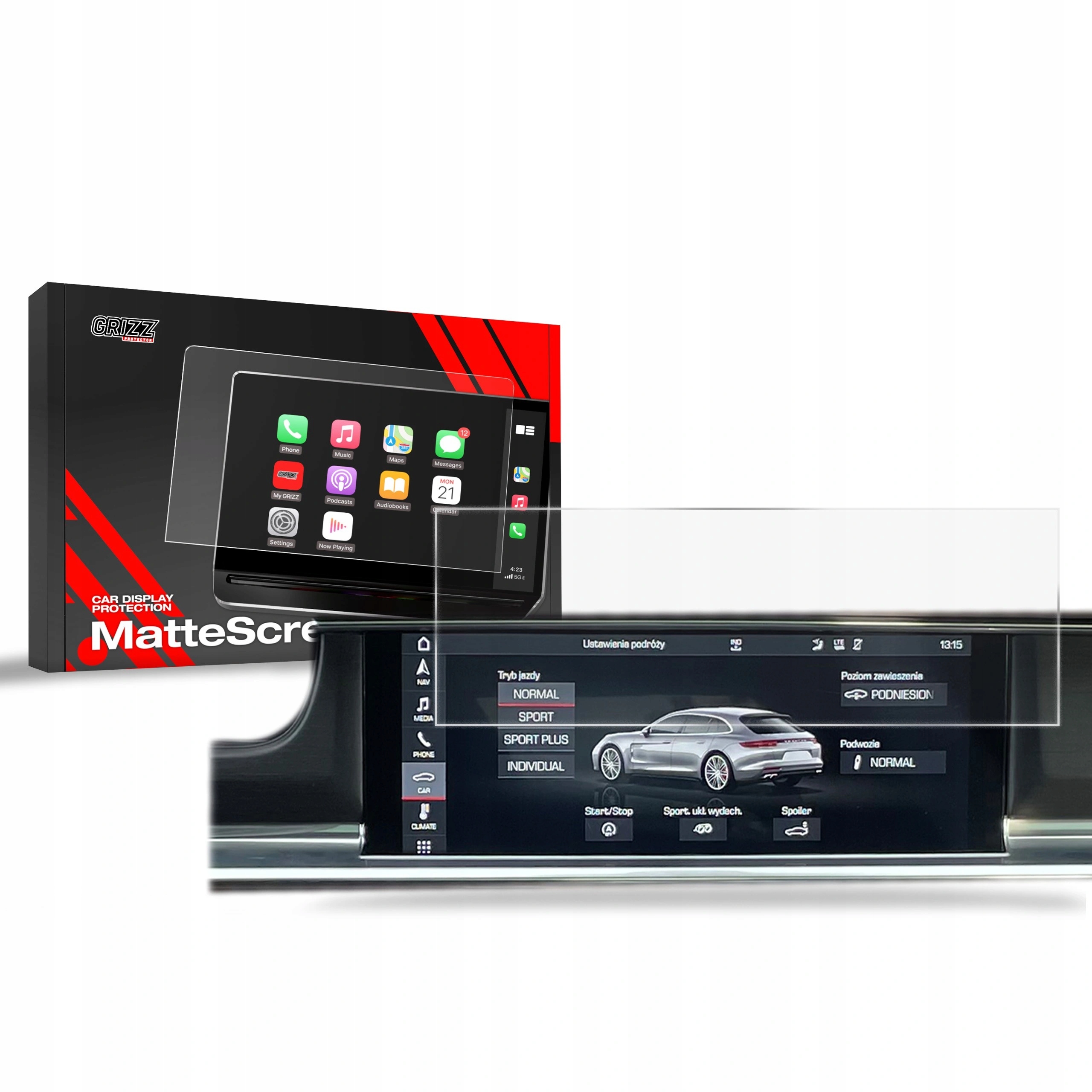Folia matowa GrizzGlass CarDisplay Protection do Porsche Panamera 2 2016-20