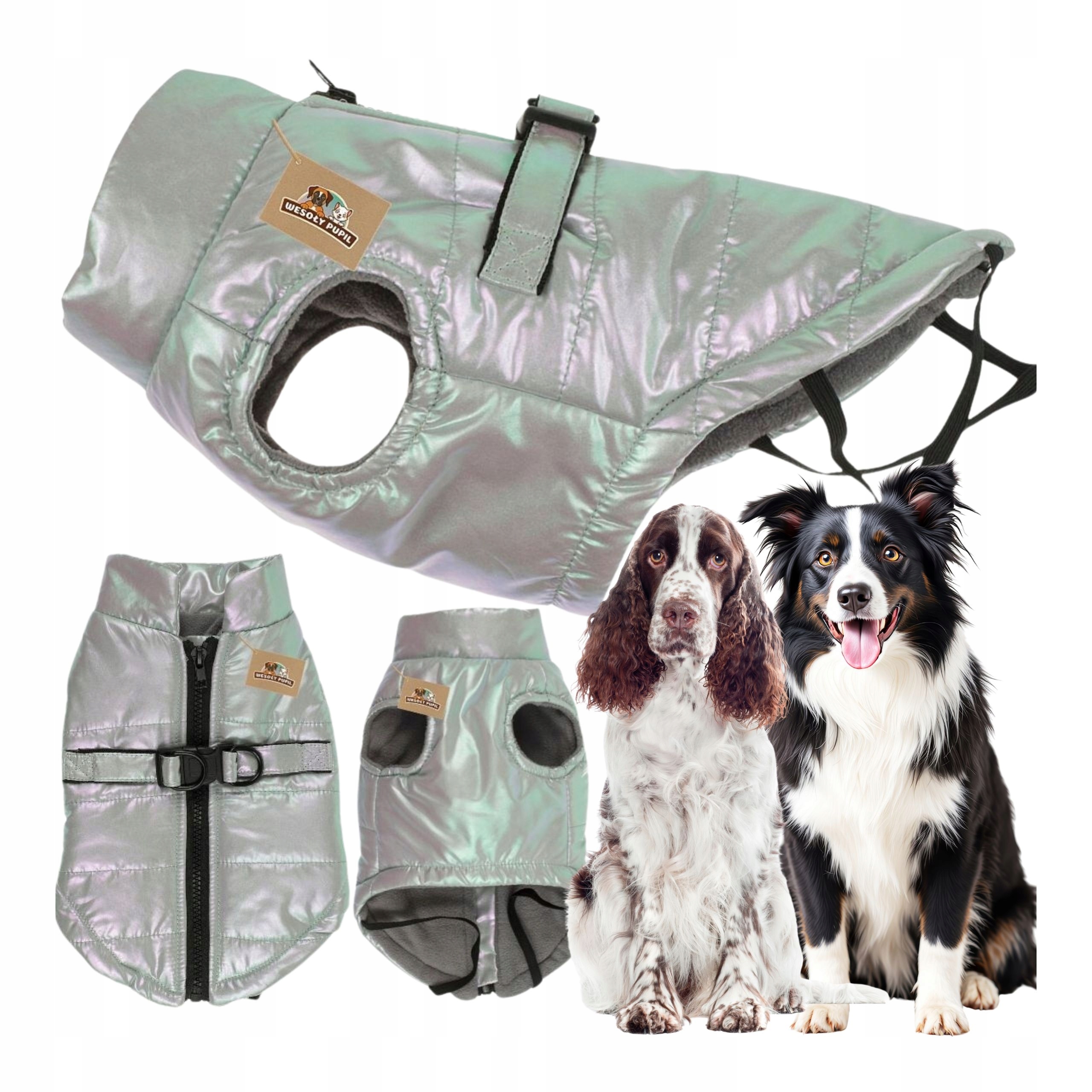 Levně Oblečení pro velkého psa na zimu, teplá bunda proti dešti, rukojeť 4XL