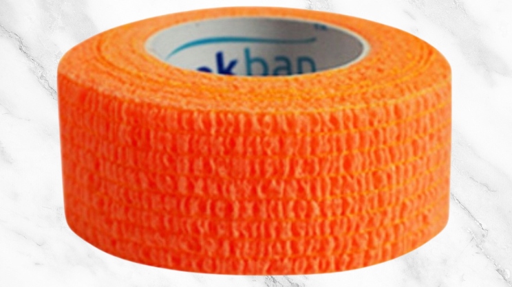 BANDAŻ KOHEZYJNY STOKBAN PRZYLEPNY 2,5CMX4,5M POMARAŃCZOWY EAN (GTIN) 5907222579015