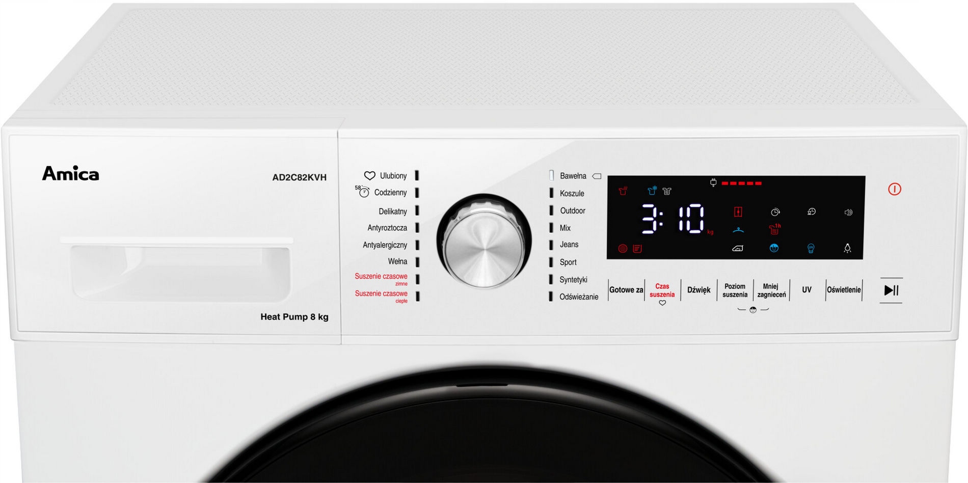 Suszarka Amica AD2C82KVH Model AD2C82KVH