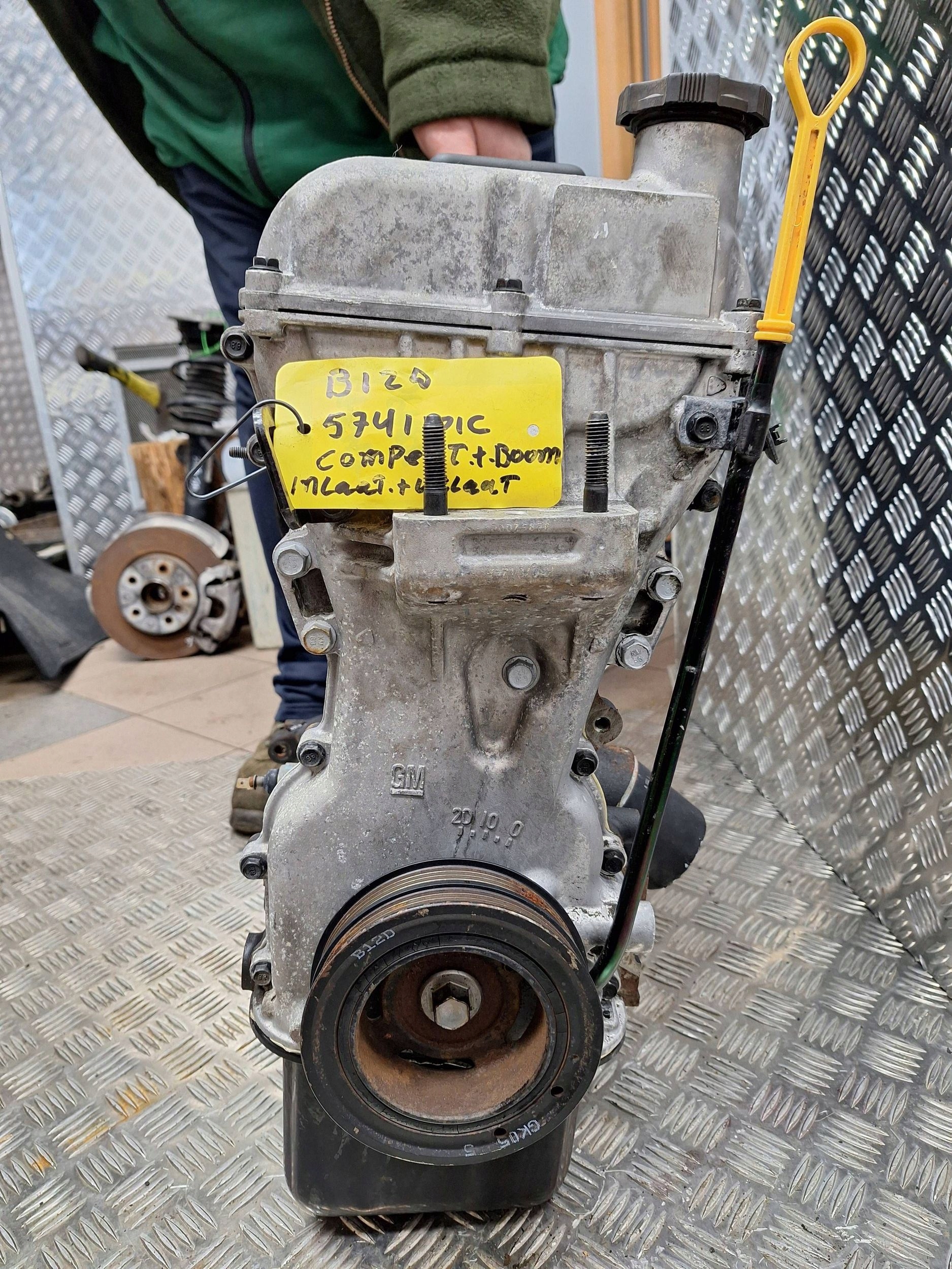 engine B12D1 CHEVROLET SPARK M300 09-14 1.2 16V 112635km