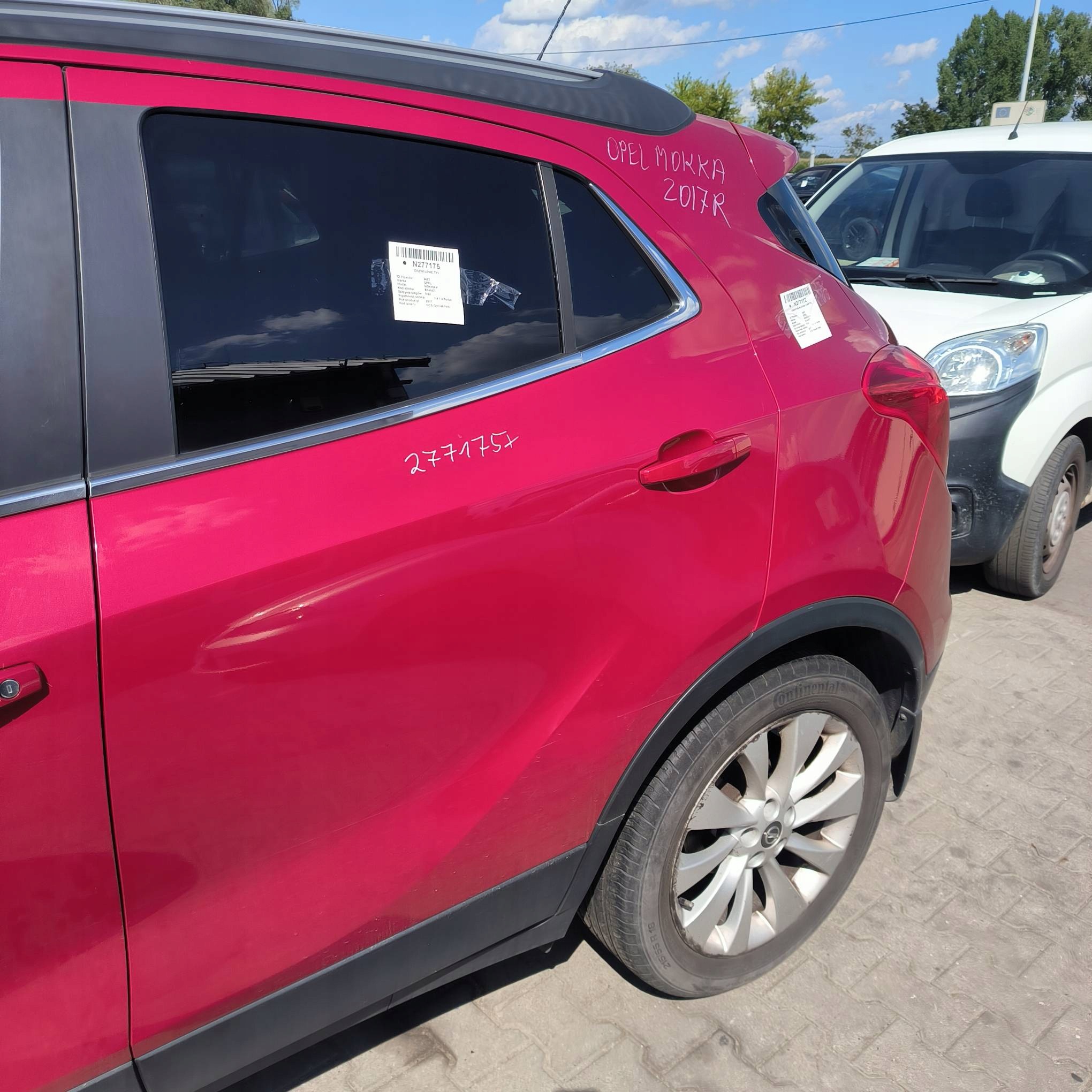 LONGHERONE parafango sinistra posteriore GCS OPEL MOKKA X