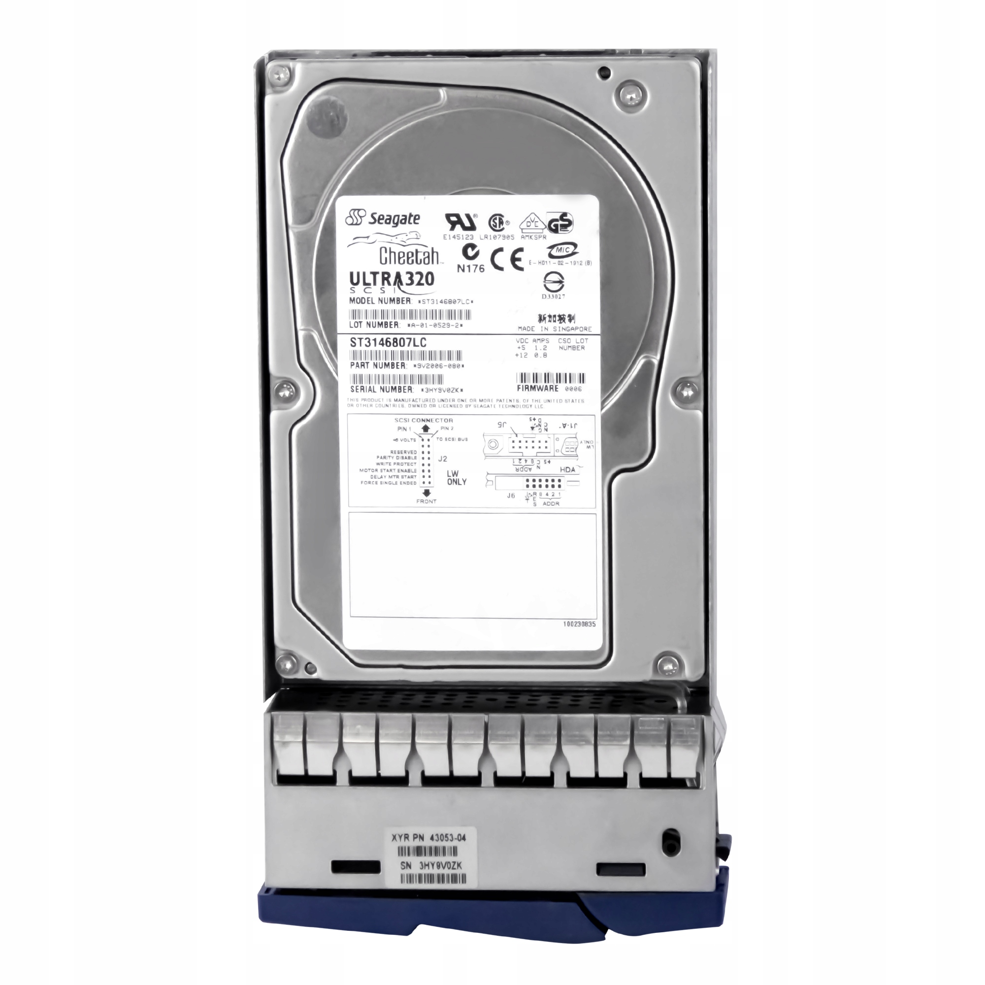 Sgi 013-3809-002 146GB 10K 8MB Scsi 3.5" Hdd 146 Gb, 10 000 ot/min