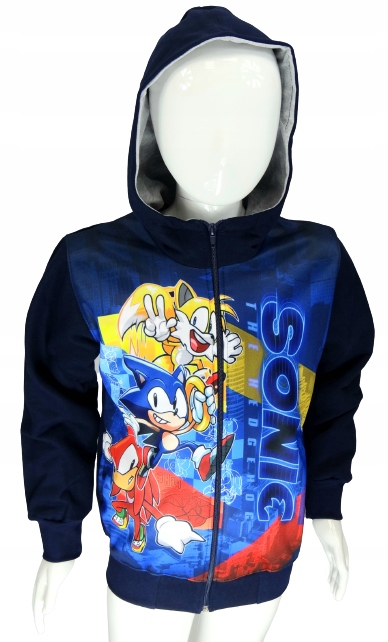 

bluza Sonic rozpinana kaptur A75 rozmiar 134