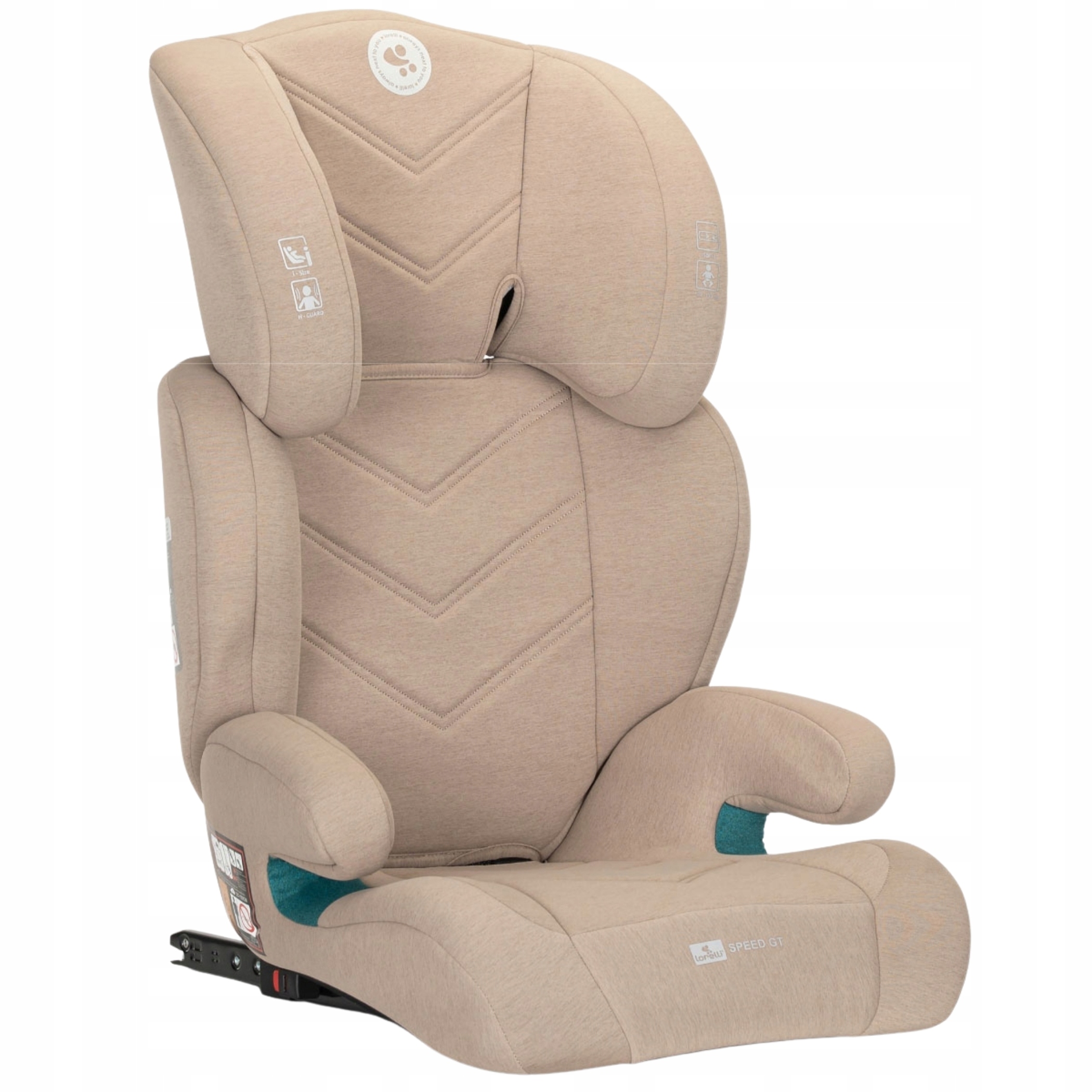 Fotelik samochodowy 100-150cm Isize Isofix Lorelli Speed Gt poddupnik