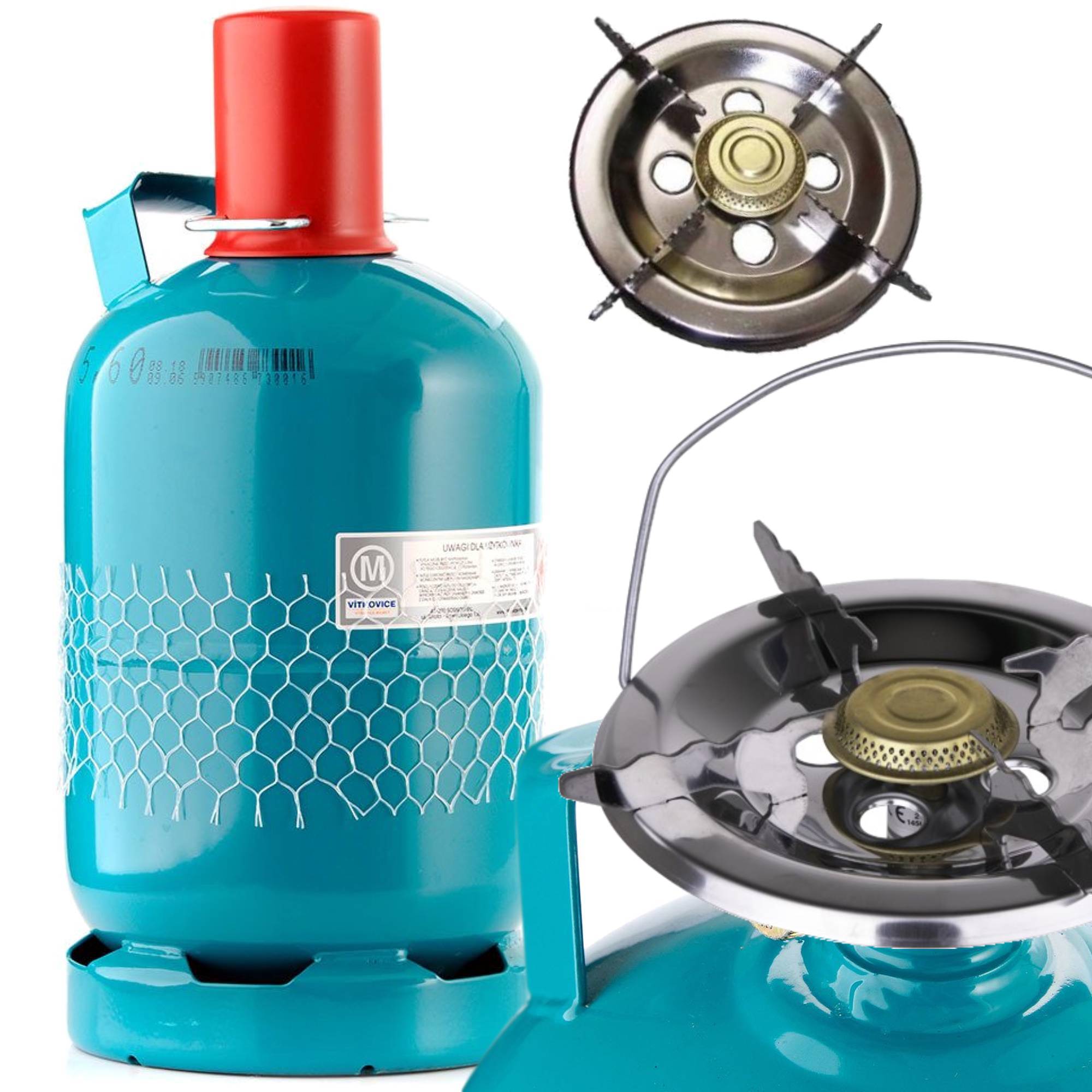 

Butla gazowa Turystyczna propan butan 5KG +palnik