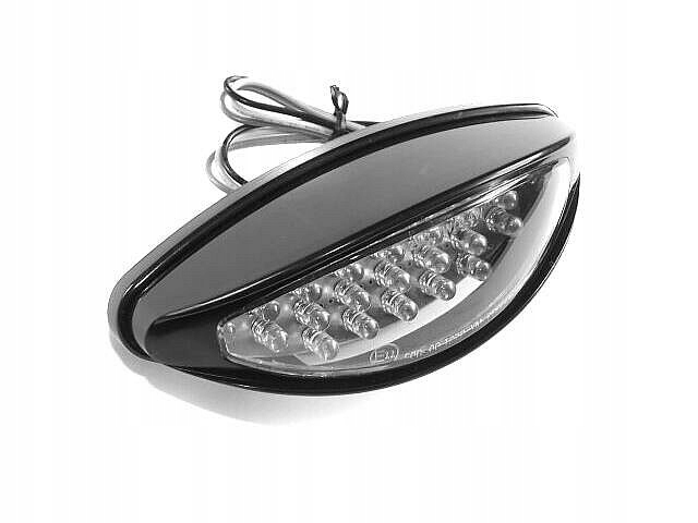 LA-204 - ЗАДНИЙ ФОНАРЬ ЗАДНИЙ СВЕТОДИОДНЫЙ БЕЛЫЙ ЧЕРНЫЙ