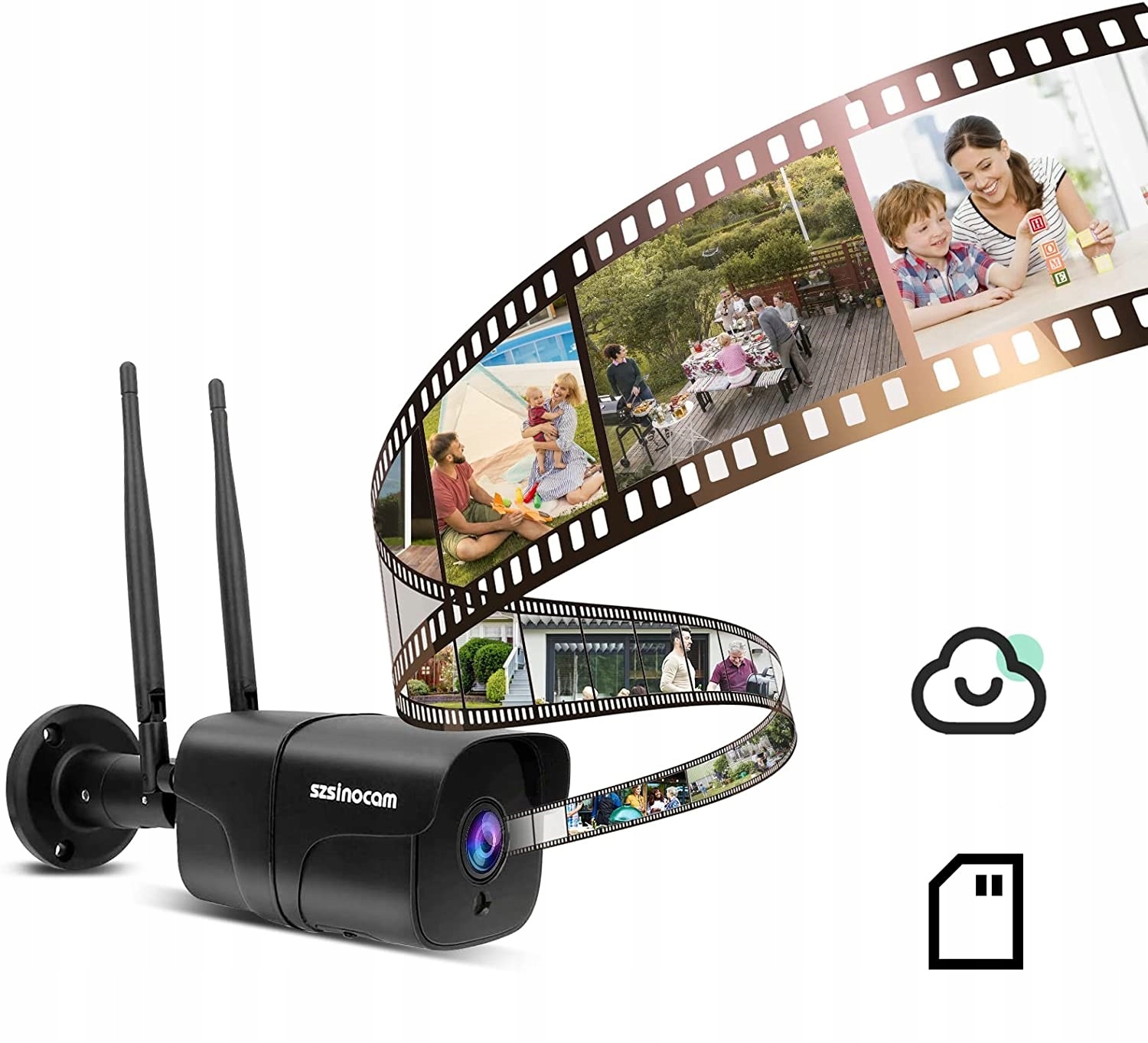 KAMERA IP SZSINOCAM 2.0MPX BULLET TUBOWA Kod producenta SZSINOCAM