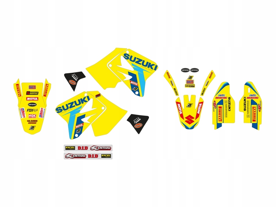 Sada Nálepiek (oklein) Suzuki Rm 125-250 '01-'24 Replika Ksrt Restyle 22