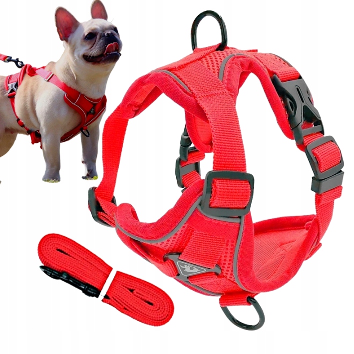 

Szelki Bezuciskowe dla psa easy walk Tiny L czerw