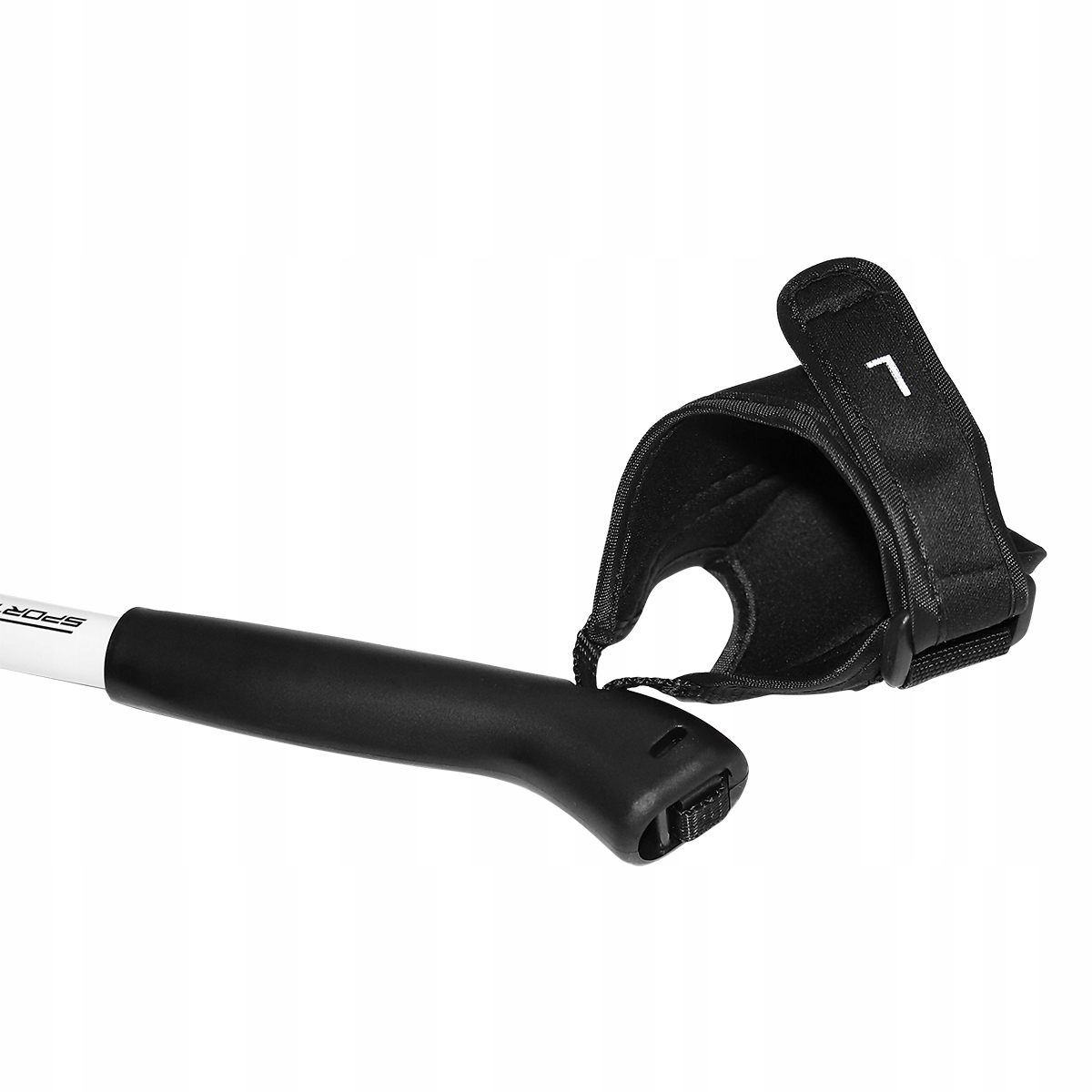 KIJE NORDIC WALKING KIJKI DO CHODZENIA 2 SZT ZESTAW SKŁADANE SPORTVIDA Kolor dominujący czarny