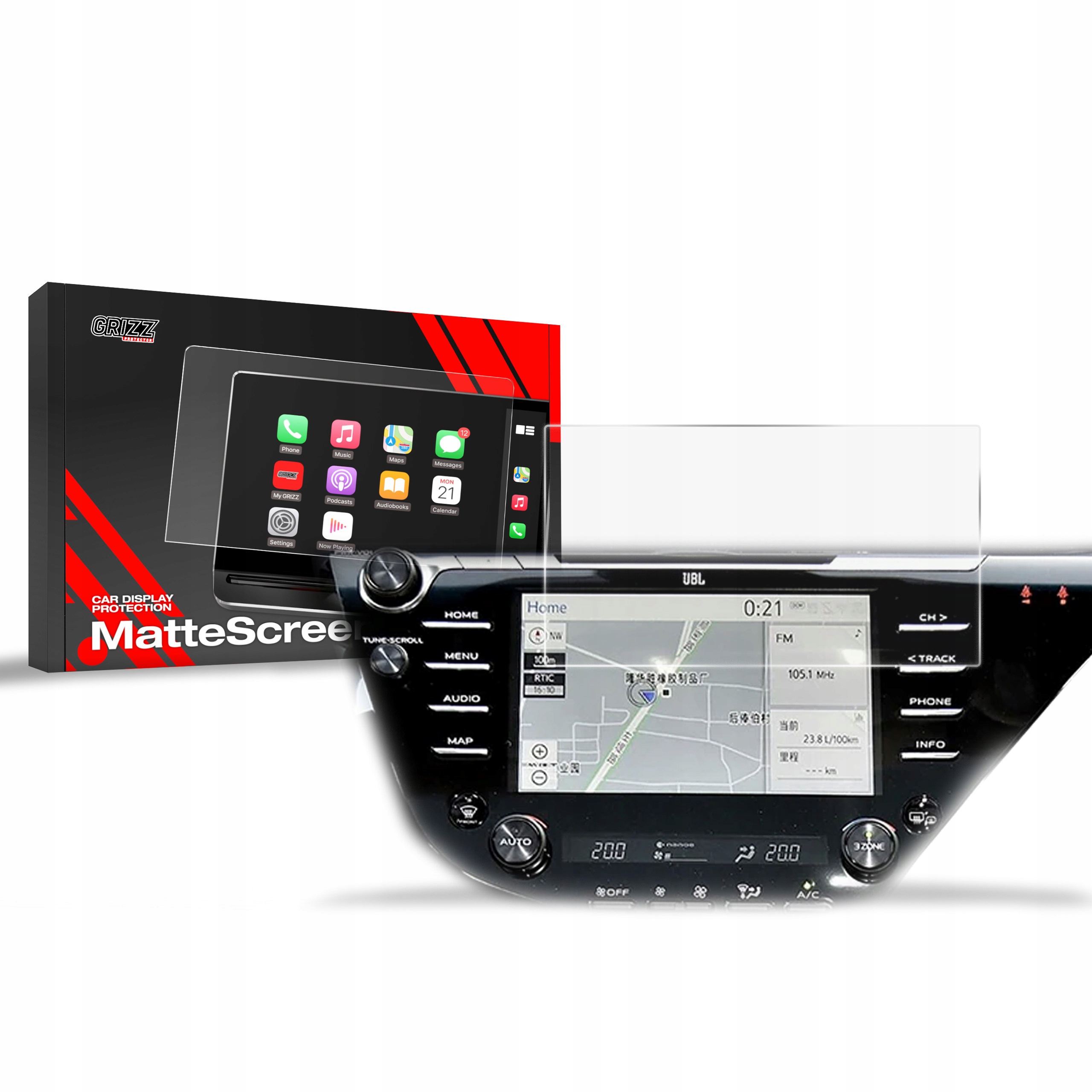 Folia Antyodciskowa do Toyota Camry 8" (2018-2020)