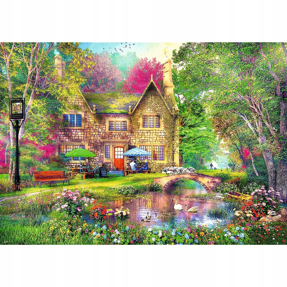 PUZZLE 1000 EL. LEŚNA PRZYSTAŃ TREFL