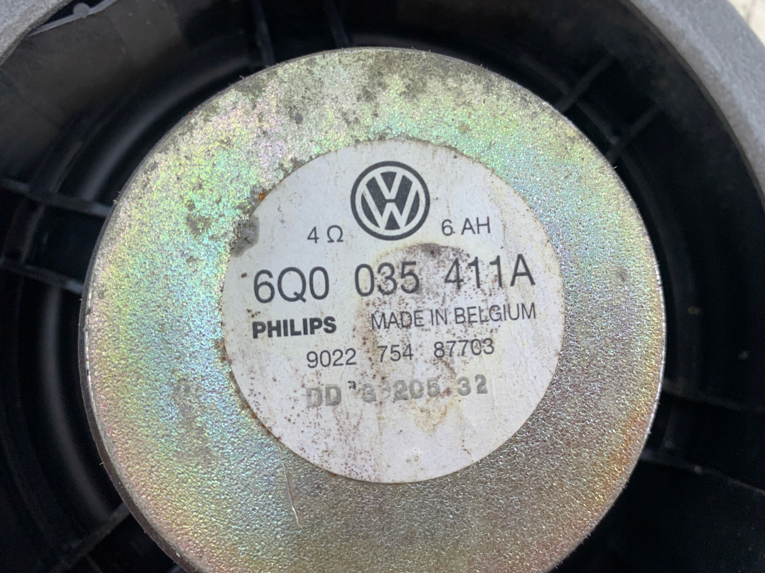 VW POLO 9N speaker door front 6Q0035411A