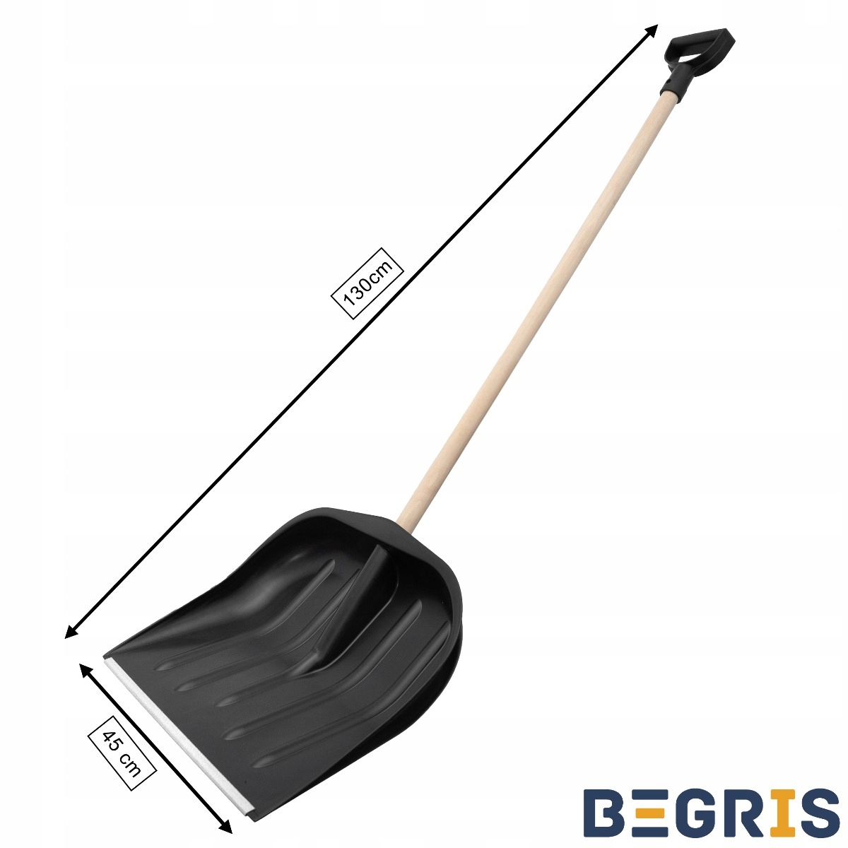 ŁOPATA DO ŚNIEGU DUŻA SOLIDNA ŁOPATY OKUCIE METAL Stan opakowania oryginalne