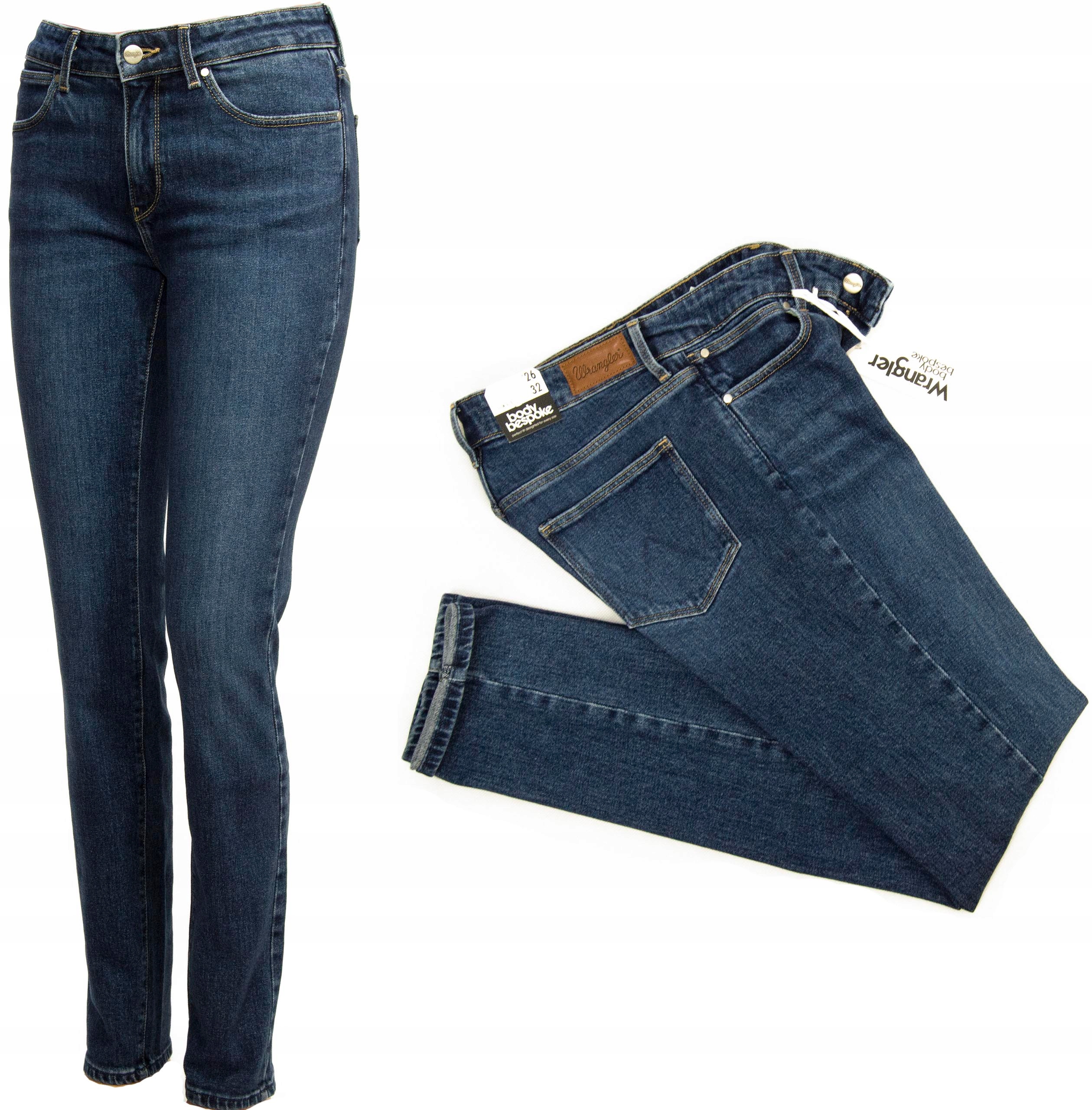 

Wrangler Slim Road damskie spodnie jeansy W28 L30