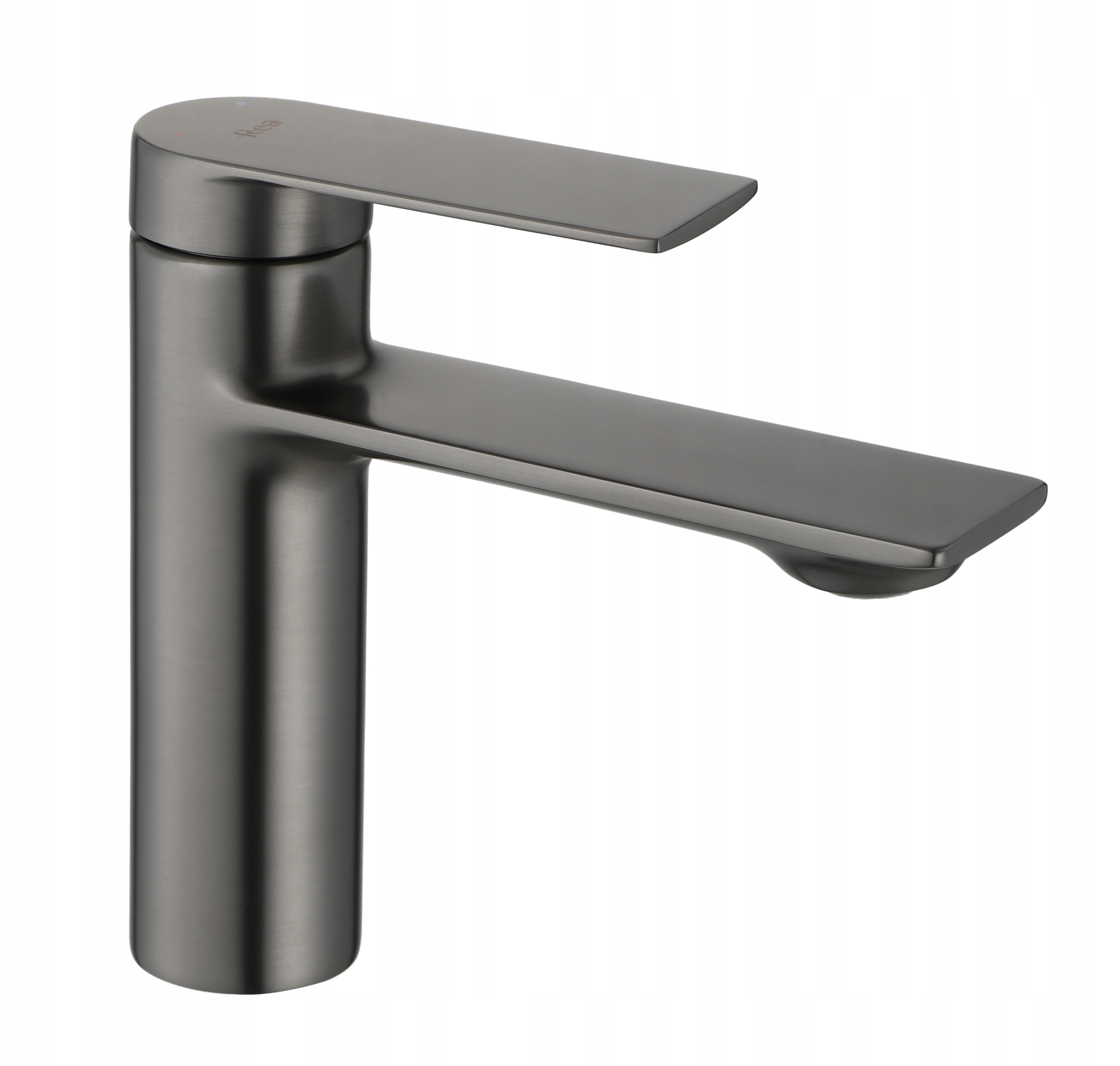 Nízka umývadlová batéria Rea Storm Gun Grey Tytan