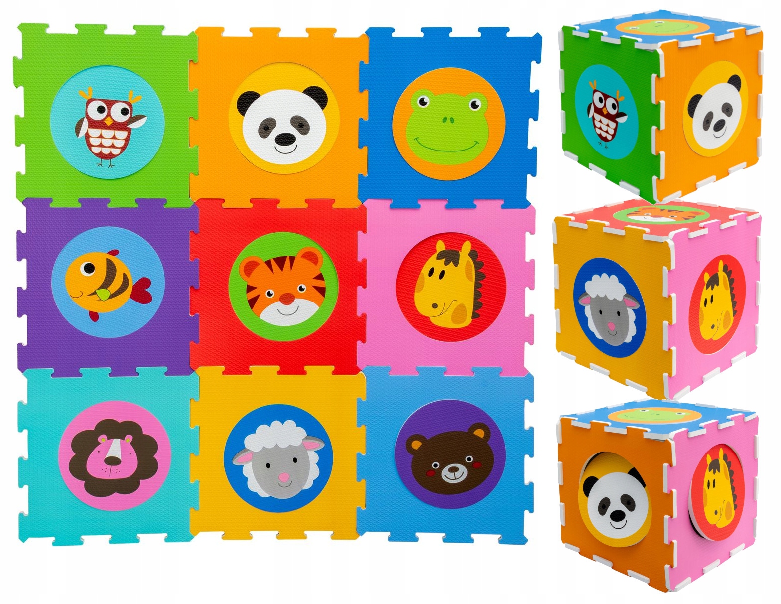 

Smily Play mata piankowa puzzle zwierzęta 9 el