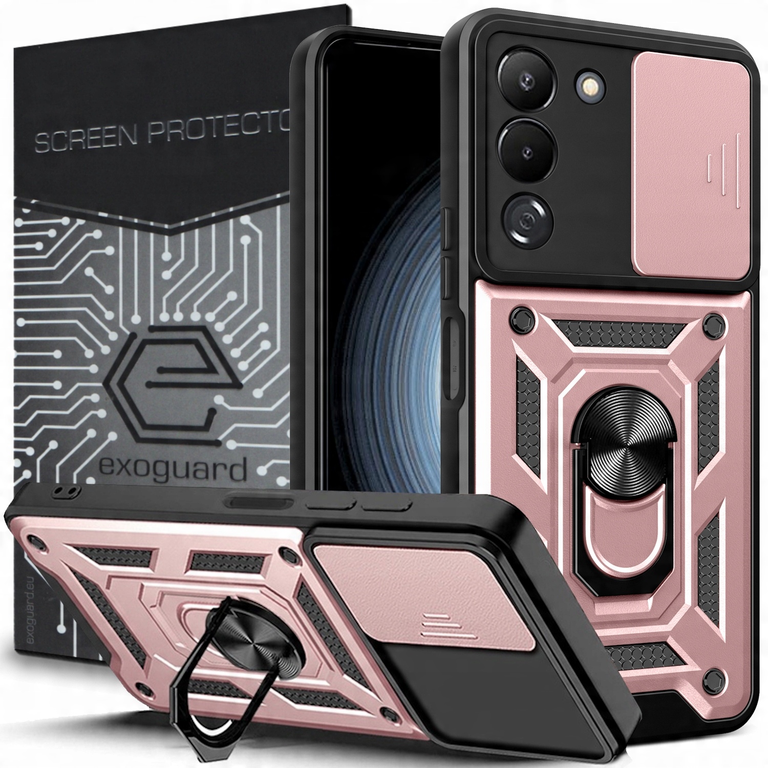 

Case Etui Pancerne+szkło do Infinix Note 12 (G96)