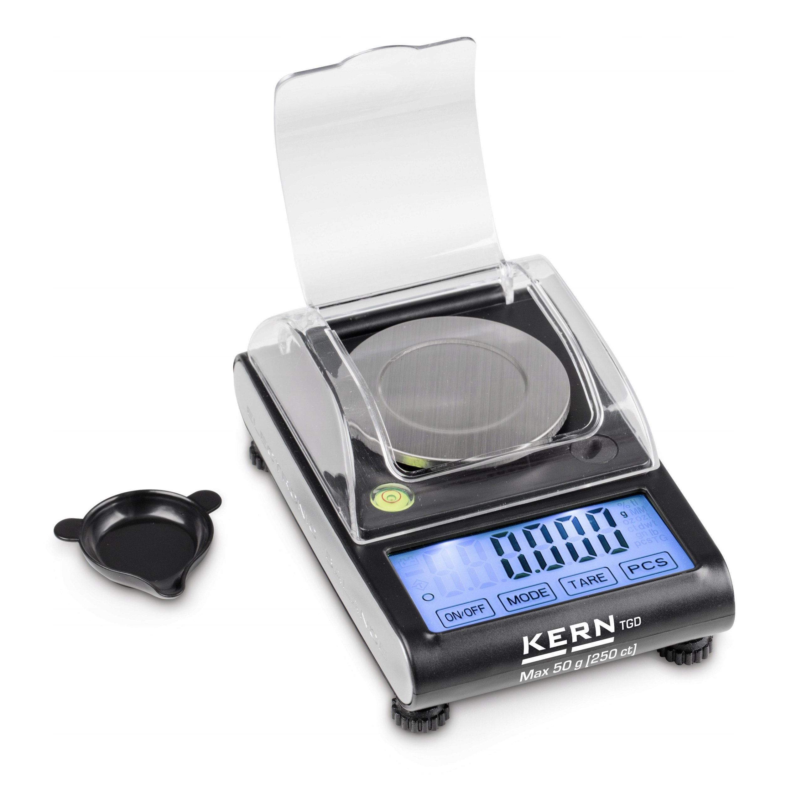 Vrecková váha Kern Tgd 50-3C 50g 0,001g Klenotnícka Usb